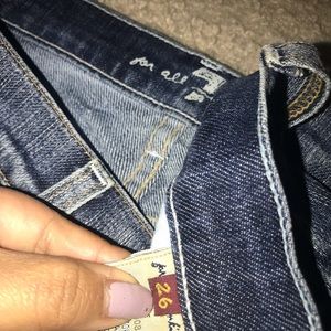7 for all mankind cropped pants/Capri.